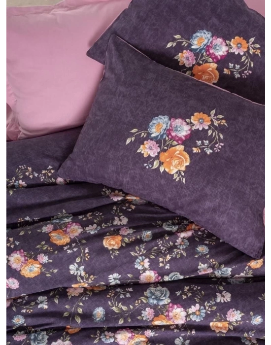 ÇOK SATAN Cotton Box Feminen Çift Kişilik Nevresim Takımı Alessa Pembe
