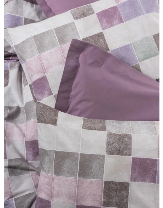 ÇOK SATAN Cotton Box Minimal Çift Kişilik Nevresim Takımı Maro Gülkurusu