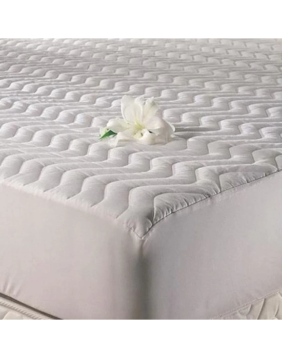 ÇOK SATAN Cotton Box Sıvı Geçirmez Kapitoneli Fitted Çift Kişilik Yatak Pedi 200x200