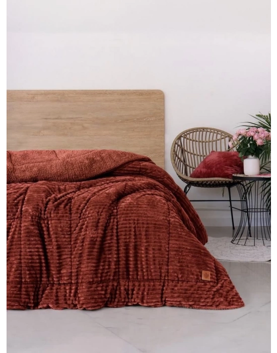 ÇOK SATAN Cotton Box Wave Tarçın Çift Kişilik Yorgan