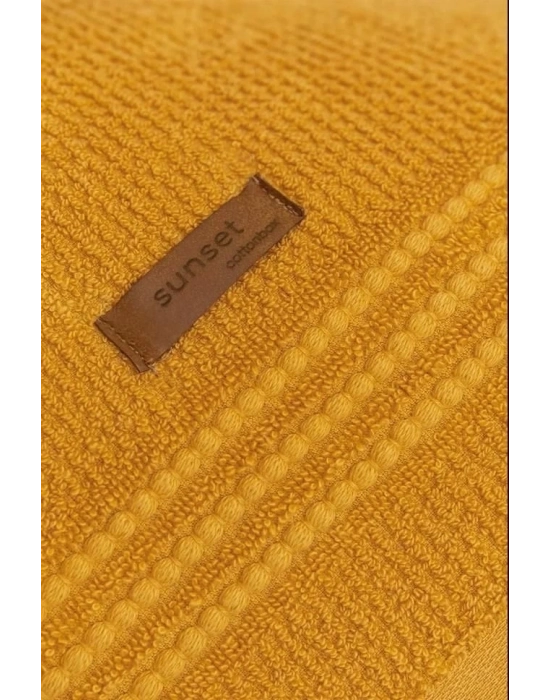 ÇOK SATAN Cotton Box Welness Sunset Sarı Havlu Seti