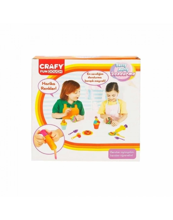 ÇOK SATAN Crafy Buzzy Muzzy Dondurma Oyun Hamuru Seti 200 g 22 Parça