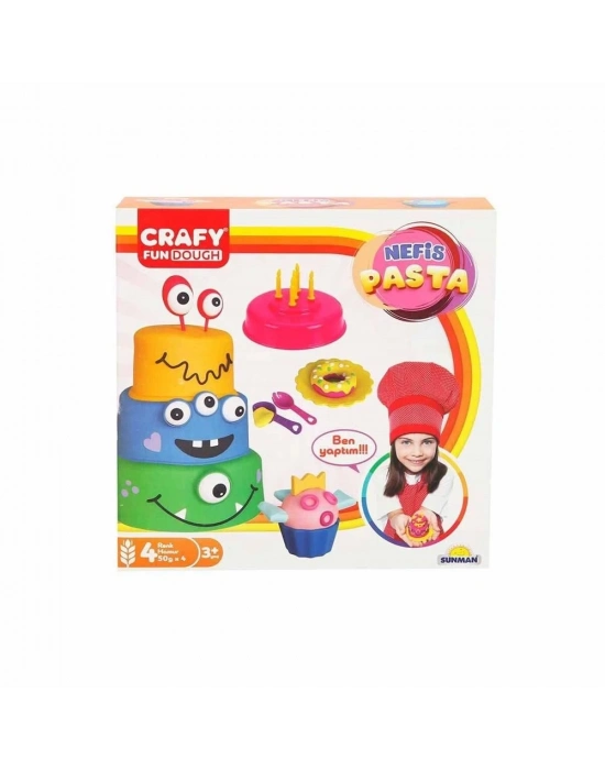 ÇOK SATAN Crafy Nefis Pasta Oyun Hamur Seti 200 g 17 Parça