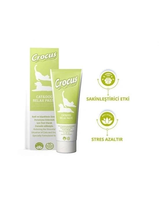 ÇOK SATAN Crocus Relax Kedi ve Köpek Sakinleştirici Macunu 100 Gr