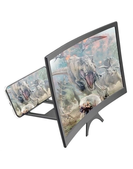 ÇOK SATAN Curved Model Katlanabilir 3d Ekran Büyütücü Amplifikatör Projektör Standı Tüm Akıllı Telefon