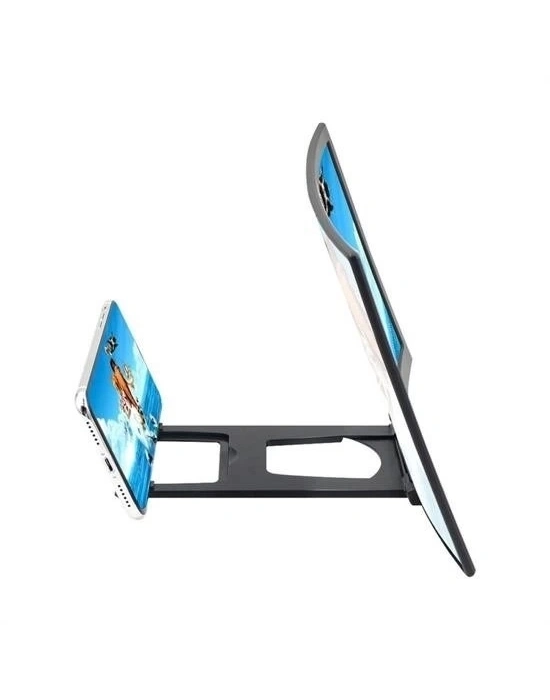 ÇOK SATAN Curved Model Katlanabilir 3d Ekran Büyütücü Amplifikatör Projektör Standı Tüm Akıllı Telefon