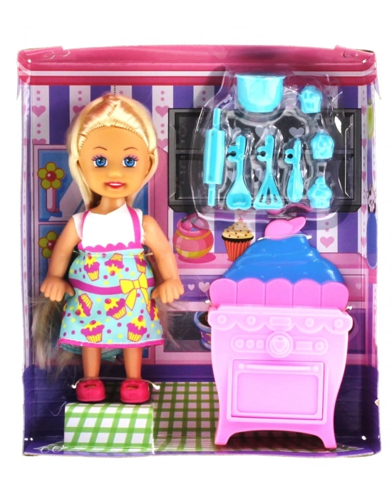 ÇOK SATAN Cute Doll Mini Bebek Mutfak Oyun Seti