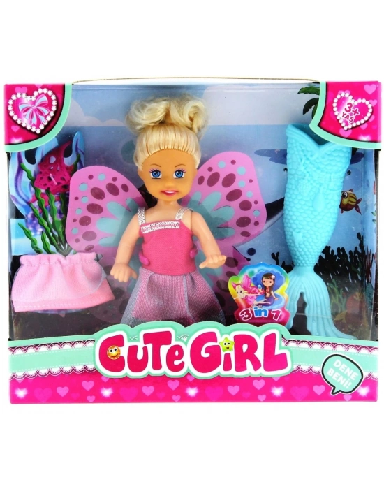 ÇOK SATAN Cute Girl Mini Bebek Denizkızı Seti