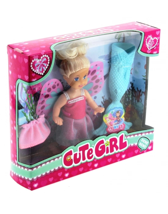 ÇOK SATAN Cute Girl Mini Bebek Denizkızı Seti