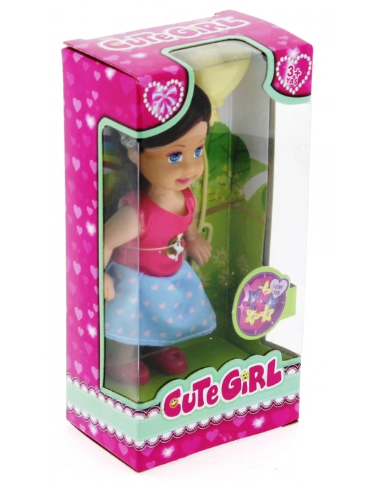 ÇOK SATAN Cute Girl Sarı Balonlu Kumral Mini Bebek