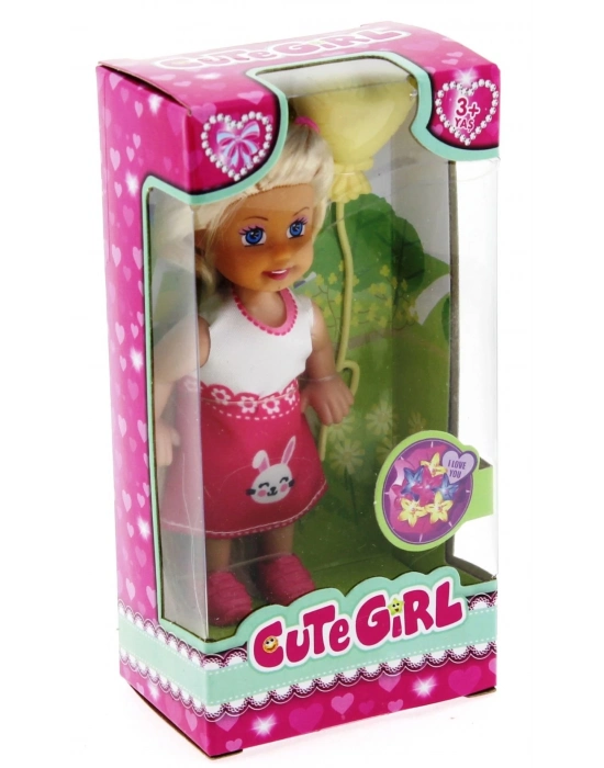 ÇOK SATAN Cute Girl Sarı Balonlu Sarışın Mini Bebek