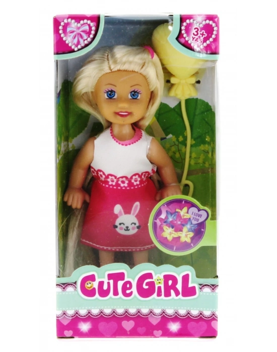 ÇOK SATAN Cute Girl Sarı Balonlu Sarışın Mini Bebek
