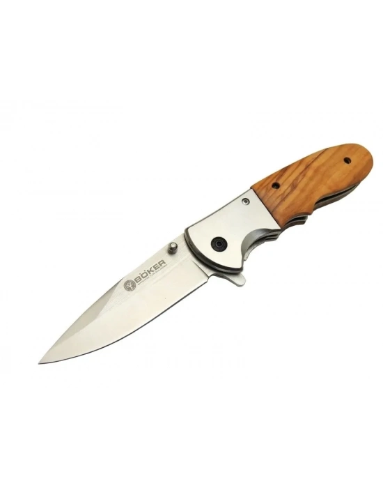 ÇOK SATAN Da27 Kamp Çakı 20,5 Cm - Manuel, Kemerlikli, Ahşap Sap