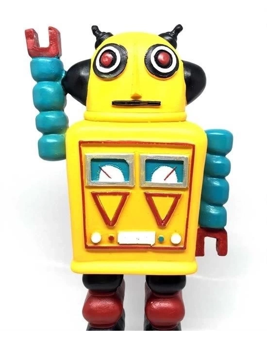 ÇOK SATAN Decotown Nostaljik Sevimli Uzaylı Robot Şeklinde Figür Biblo