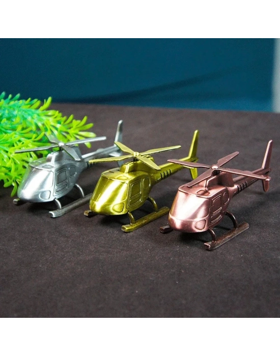 ÇOK SATAN Dekoratif Metal Helikopter