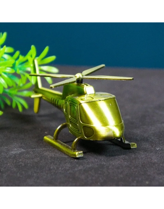 ÇOK SATAN Dekoratif Metal Helikopter
