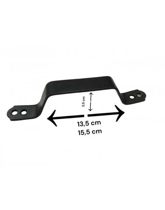 ® Demir Doğrama Kulp Siyah Kaplama