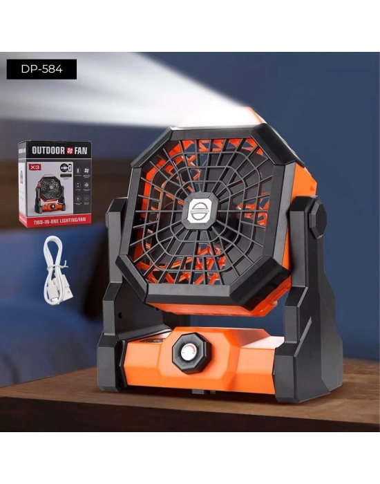 ÇOK SATAN Dempower Mini Kare Ledli Fan