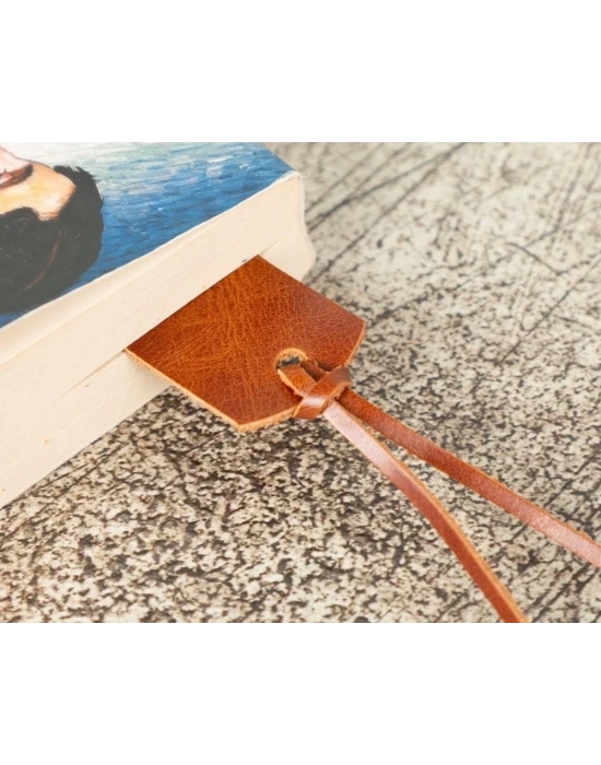 ÇOK SATAN Deri Kitap Ayracı, Efektli Taba