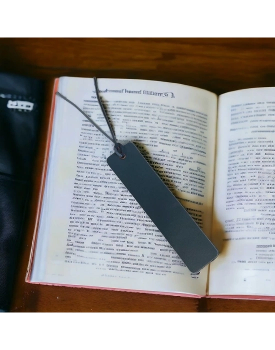 ÇOK SATAN Deri Kitap Ayracı, Mavi