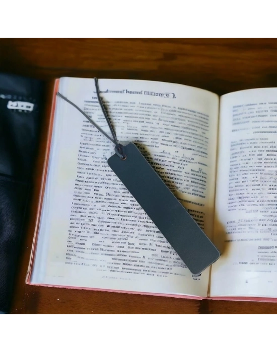 ÇOK SATAN Deri Kitap Ayracı, Mavi