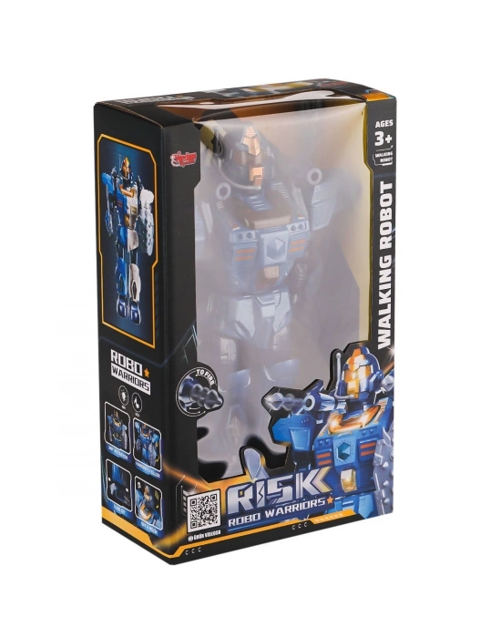 ÇOK SATAN DF-6051 Işıklı ve Müzikli Roket Atan Robot- Vardem Oyuncak