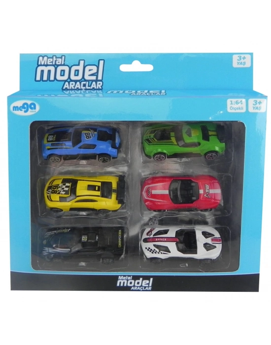 ÇOK SATAN Die cast 6Lı Metal Model Araçlar