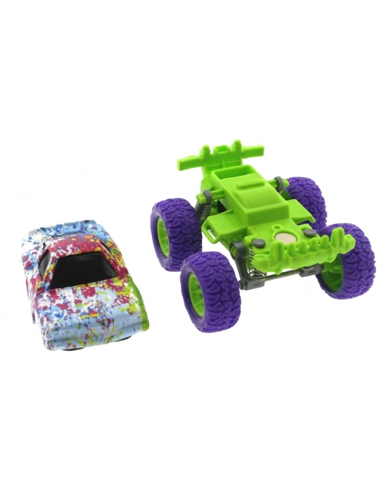 ÇOK SATAN Die Cast Batik Desenli Mor Teker Araba