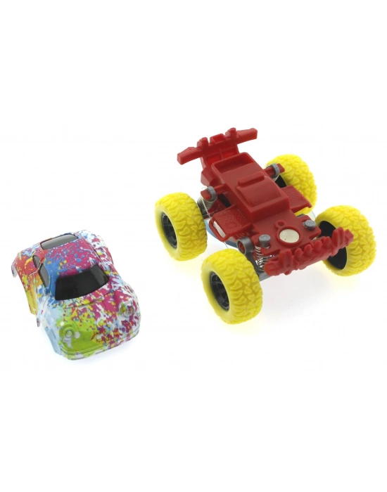 ÇOK SATAN Die Cast Batik Desenli Sarı Teker Araba