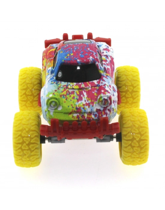 ÇOK SATAN Die Cast Batik Desenli Sarı Teker Araba