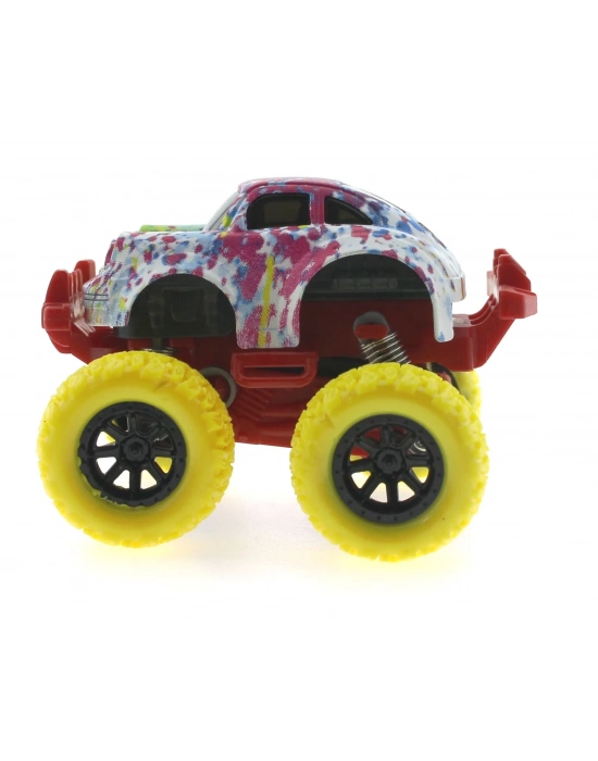 ÇOK SATAN Die Cast Batik Desenli Sarı Teker Araba