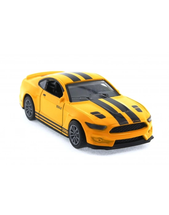 ÇOK SATAN Die Cast Çek Bırak Metal Sarı Spor Araba