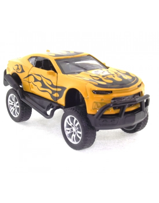 ÇOK SATAN Die Cast Çek Bırak Sarı Arazi Aracı
