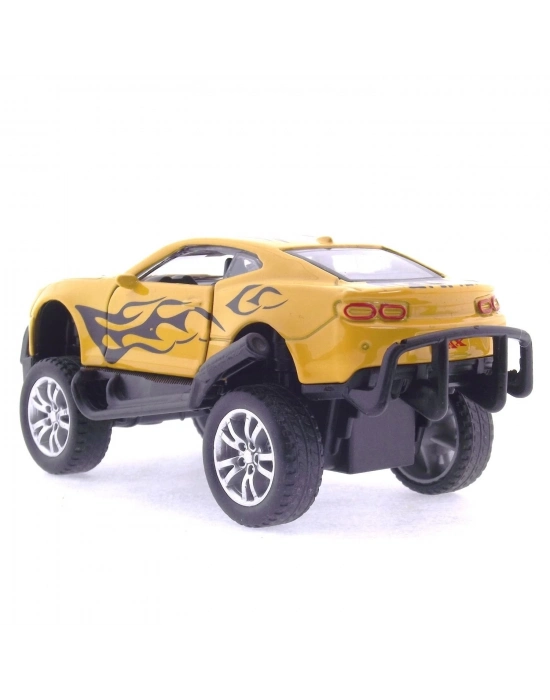 ÇOK SATAN Die Cast Çek Bırak Sarı Arazi Aracı