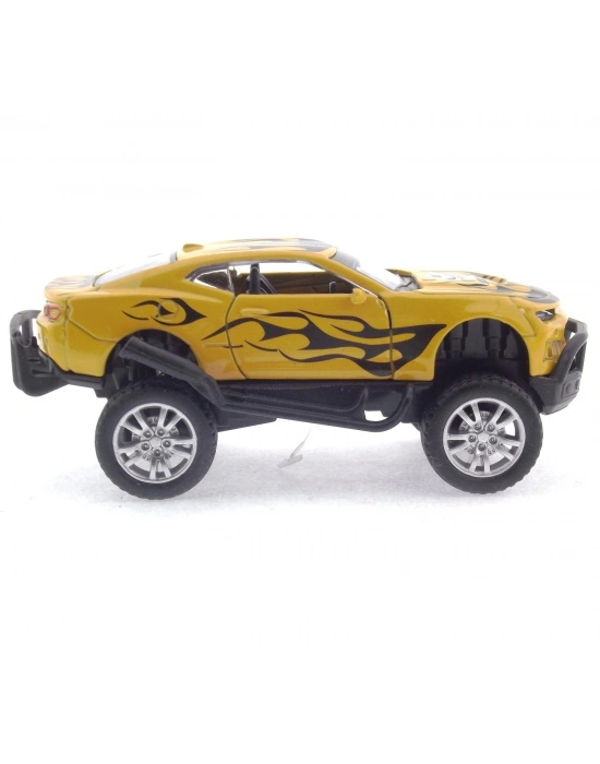 ÇOK SATAN Die Cast Çek Bırak Sarı Arazi Aracı