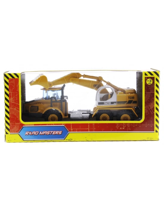 ÇOK SATAN Die Cast Mini İnşaat Aracı Kepçe