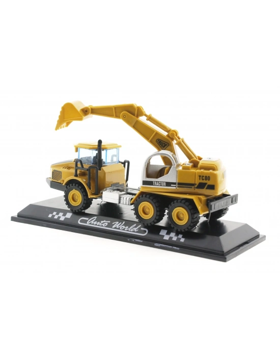 ÇOK SATAN Die Cast Mini İnşaat Aracı Kepçe