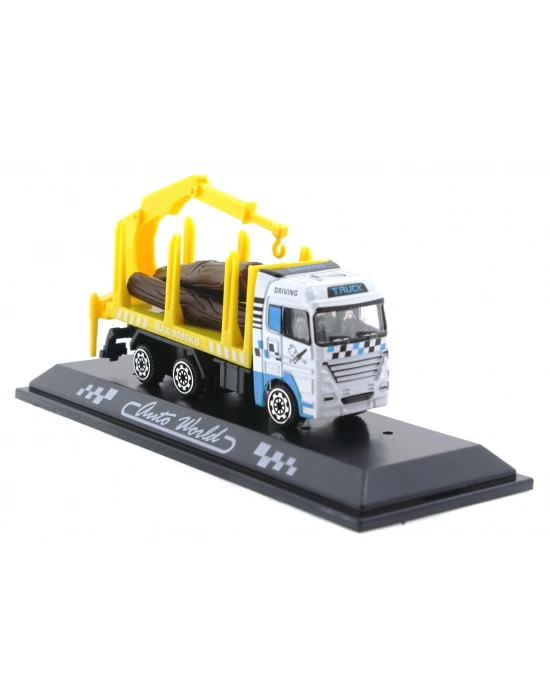 ÇOK SATAN Die Cast Mini Sarı Kütük Kamyonu