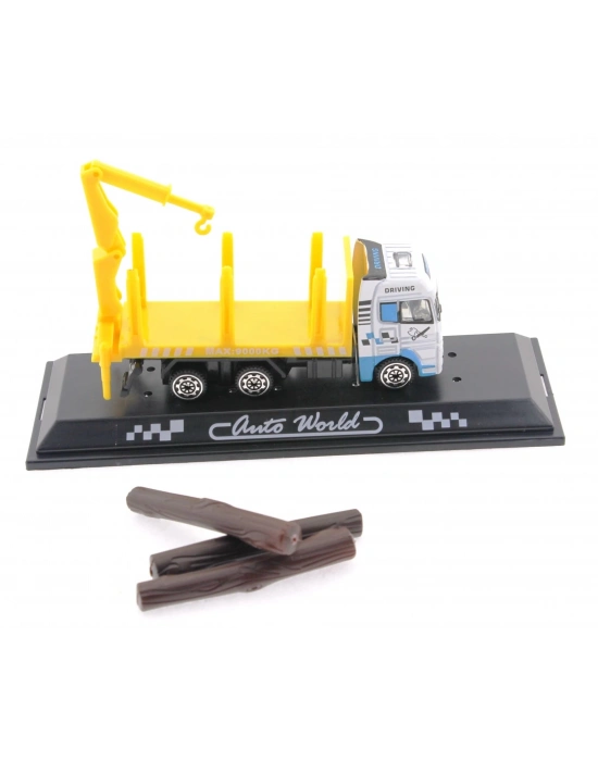 ÇOK SATAN Die Cast Mini Sarı Kütük Kamyonu