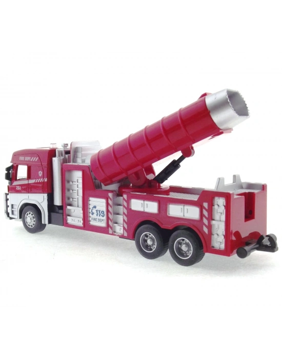ÇOK SATAN Die Cast Model Çek Bırak Duman Emici İtfaiye Kamyonu