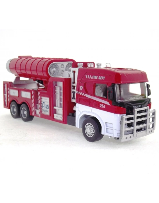 ÇOK SATAN Die Cast Model Çek Bırak Duman Emici İtfaiye Kamyonu