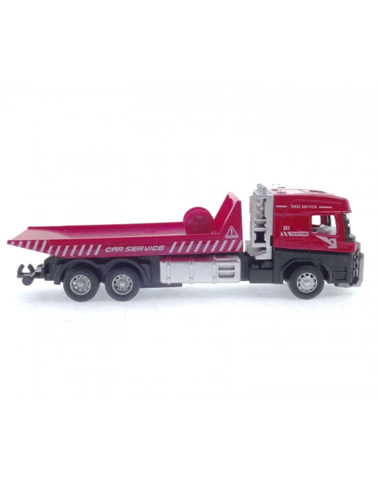 ÇOK SATAN Die Cast Model Çek Bırak Kurtarıcı Kamyon