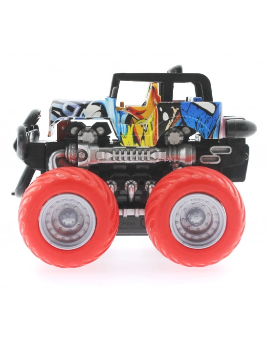 ÇOK SATAN Die Cast Off Road  Dev Kırmızı Teker Araba