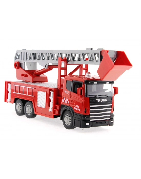 ÇOK SATAN Die Cast Sürtmeli Merdivenli İtfaiye Aracı