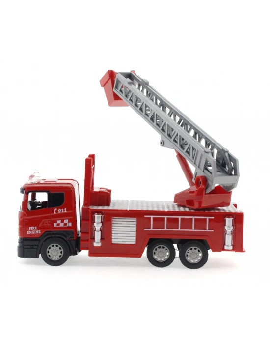 ÇOK SATAN Die Cast Sürtmeli Merdivenli İtfaiye Aracı