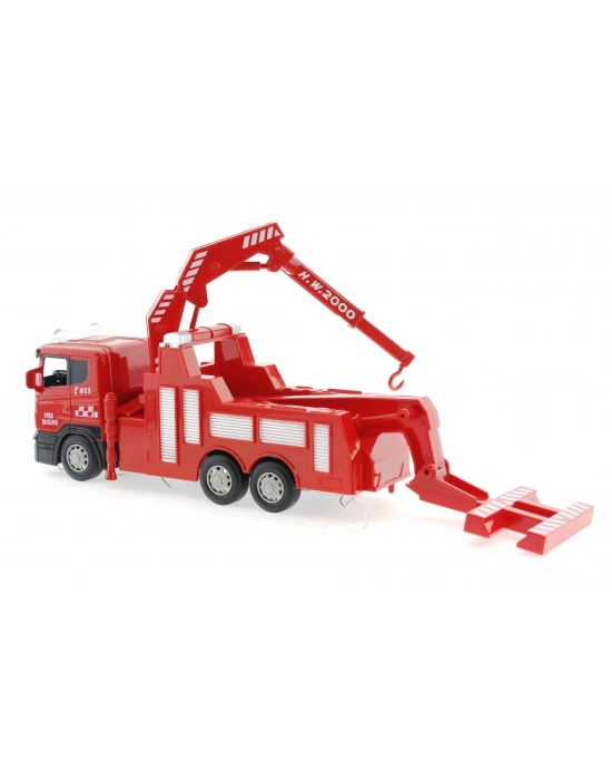 ÇOK SATAN Die Cast Sürtmeli Vinçli Kurtarıcı İtfaiye Aracı