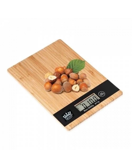 ÇOK SATAN Dijital Lcd Mutfak Tartısı Terazisi 5kg Bambu Desenli