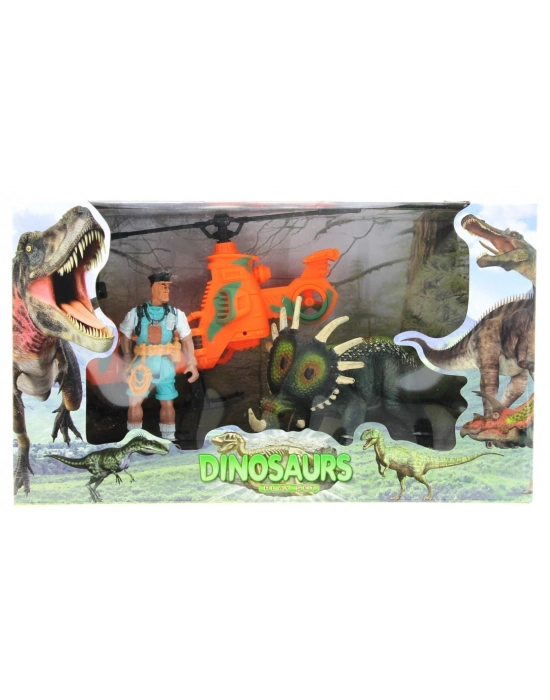 ÇOK SATAN Dinozor Avcısı Tiriceratops  Oyun Seti