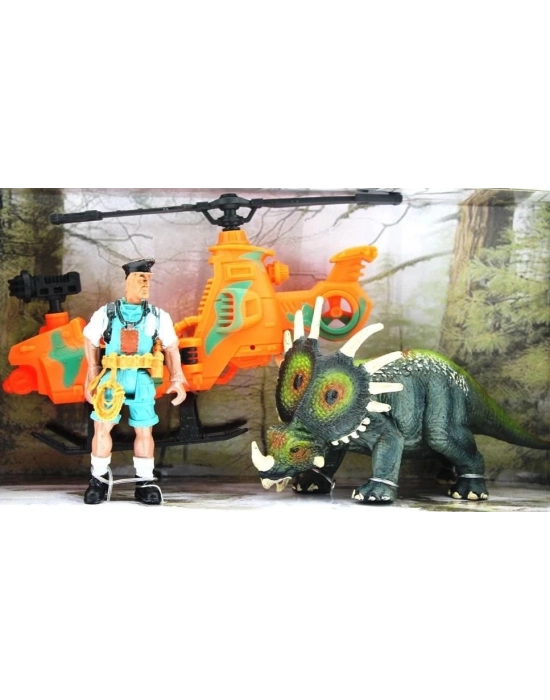 ÇOK SATAN Dinozor Avcısı Tiriceratops  Oyun Seti