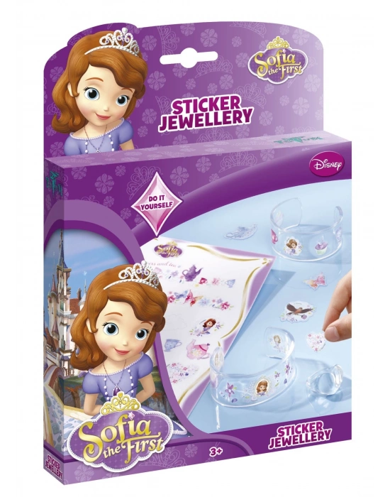 ÇOK SATAN Disney Prenses Sofia Çıkartmalı Takı Seti